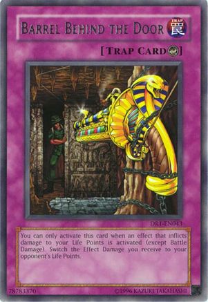 Barrel Behind the Door (DR1-EN043) - Dark Revelation Volume 1 Unlimited Dark Revelation Volume 1 Yugioh Single  Squirtle Squad Card Shop.