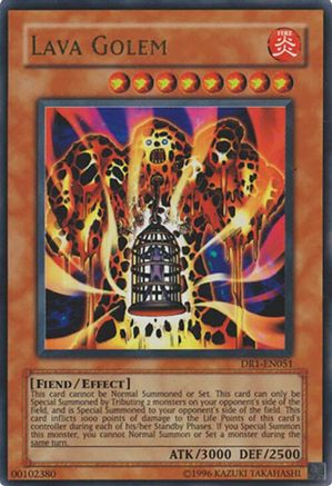Lava Golem (DR1-EN051) - Dark Revelation Volume 1 Unlimited Dark Revelation Volume 1 Yugioh Single  Squirtle Squad Card Shop.