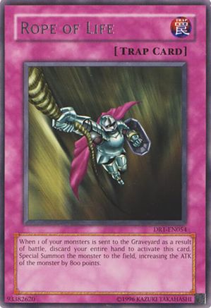 Rope of Life (DR1-EN054) - Dark Revelation Volume 1 Unlimited Dark Revelation Volume 1 Yugioh Single  Squirtle Squad Card Shop.