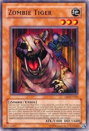 Zombie Tiger (DR1-EN066) - Dark Revelation Volume 1 Unlimited Dark Revelation Volume 1 Yugioh Single  Squirtle Squad Card Shop.