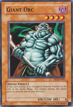 Giant Orc (DR1-EN067) - Dark Revelation Volume 1 Unlimited Dark Revelation Volume 1 Yugioh Single  Squirtle Squad Card Shop.