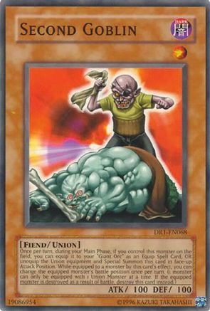 Second Goblin (DR1-EN068) - Dark Revelation Volume 1 Unlimited Dark Revelation Volume 1 Yugioh Single  Squirtle Squad Card Shop.