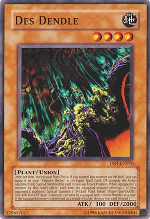 Des Dendle (DR1-EN070) - Dark Revelation Volume 1 Unlimited Dark Revelation Volume 1 Yugioh Single  Squirtle Squad Card Shop.