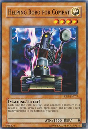Helping Robo For Combat (DR1-EN077) - Dark Revelation Volume 1 Unlimited Dark Revelation Volume 1 Yugioh Single  Squirtle Squad Card Shop.