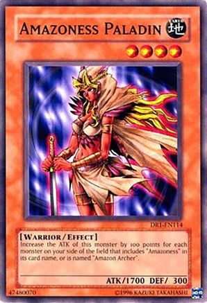 Amazoness Paladin (DR1-EN114) - Dark Revelation Volume 1 Unlimited Dark Revelation Volume 1 Yugioh Single  Squirtle Squad Card Shop.