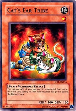 Cat's Ear Tribe (DR1-EN136) - Dark Revelation Volume 1 Unlimited Dark Revelation Volume 1 Yugioh Single  Squirtle Squad Card Shop.
