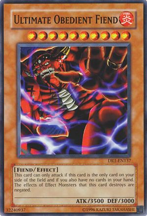 Ultimate Obedient Fiend (DR1-EN137) - Dark Revelation Volume 1 Unlimited Dark Revelation Volume 1 Yugioh Single  Squirtle Squad Card Shop.