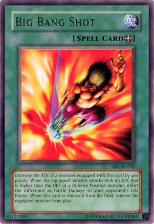 Big Bang Shot (DR1-EN141) - Dark Revelation Volume 1 Unlimited Dark Revelation Volume 1 Yugioh Single  Squirtle Squad Card Shop.