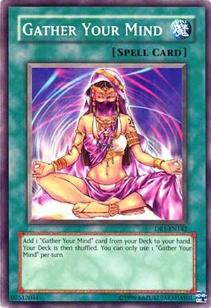 Gather Your Mind (DR1-EN142) - Dark Revelation Volume 1 Unlimited Dark Revelation Volume 1 Yugioh Single  Squirtle Squad Card Shop.