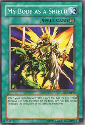 My Body as a Shield (DR1-EN147) - Dark Revelation Volume 1 Unlimited Dark Revelation Volume 1 Yugioh Single  Squirtle Squad Card Shop.