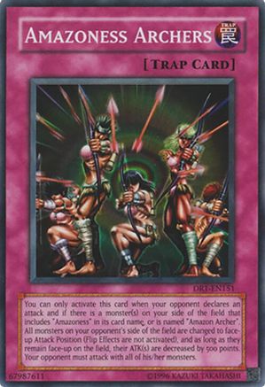 Amazoness Archers (DR1-EN151) - Dark Revelation Volume 1 Unlimited Dark Revelation Volume 1 Yugioh Single  Squirtle Squad Card Shop.