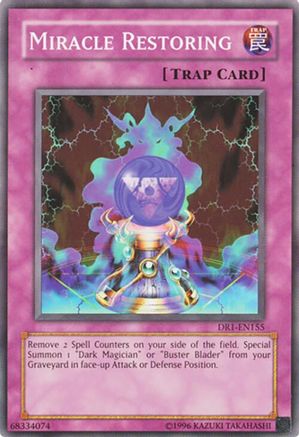 Miracle Restoring (DR1-EN155) - Dark Revelation Volume 1 Unlimited Dark Revelation Volume 1 Yugioh Single  Squirtle Squad Card Shop.