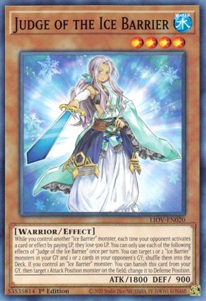 Judge of the Ice Barrier (LIOV-EN020) - Lightning Overdrive 1st Edition Lightning Overdrive Yugioh Single  Squirtle Squad Card Shop.