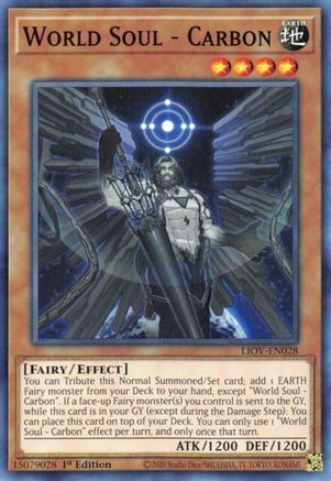 World Soul - Carbon (LIOV-EN028) - Lightning Overdrive 1st Edition Lightning Overdrive Yugioh Single  Squirtle Squad Card Shop.