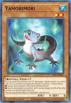 Yamorimori (LIOV-EN029) - Lightning Overdrive 1st Edition Lightning Overdrive Yugioh Single  Squirtle Squad Card Shop.