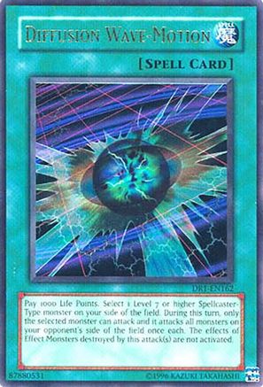 Diffusion Wave-Motion (DR1-EN162) - Dark Revelation Volume 1 Unlimited Dark Revelation Volume 1 Yugioh Single  Squirtle Squad Card Shop.