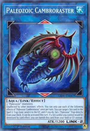 Paleozoic Cambroraster (LIOV-EN047) - Lightning Overdrive 1st Edition Lightning Overdrive Yugioh Single  Squirtle Squad Card Shop.