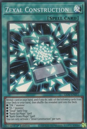 Zexal Construction (LIOV-EN051) - Lightning Overdrive 1st Edition Lightning Overdrive Yugioh Single  Squirtle Squad Card Shop.