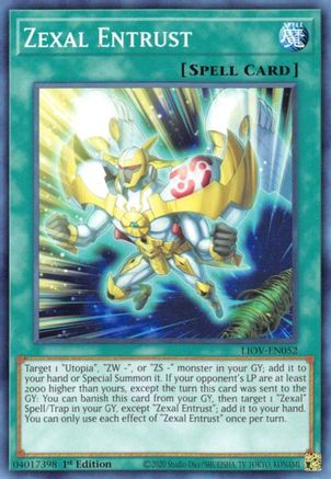 Zexal Entrust (LIOV-EN052) - Lightning Overdrive 1st Edition Lightning Overdrive Yugioh Single  Squirtle Squad Card Shop.