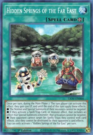 Hidden Springs of the Far East (LIOV-EN066) - Lightning Overdrive 1st Edition Lightning Overdrive Yugioh Single  Squirtle Squad Card Shop.