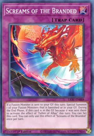 Screams of the Branded (LIOV-EN068) - Lightning Overdrive 1st Edition Lightning Overdrive Yugioh Single  Squirtle Squad Card Shop.