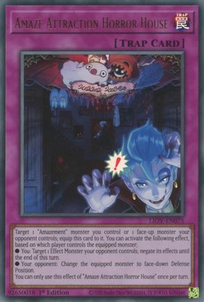 Amaze Attraction Horror House (LIOV-EN075) - Lightning Overdrive 1st Edition Lightning Overdrive Yugioh Single  Squirtle Squad Card Shop.