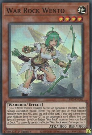 War Rock Wento (LIOV-EN086) - Lightning Overdrive 1st Edition Lightning Overdrive Yugioh Single  Squirtle Squad Card Shop.