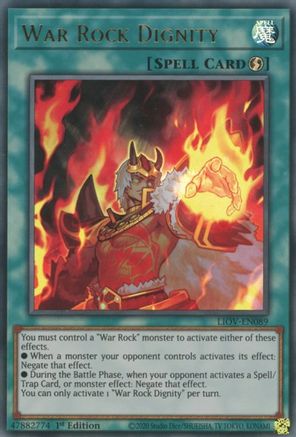 War Rock Dignity (LIOV-EN089) - Lightning Overdrive 1st Edition Lightning Overdrive Yugioh Single  Squirtle Squad Card Shop.