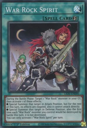 War Rock Spirit (LIOV-EN090) - Lightning Overdrive 1st Edition Lightning Overdrive Yugioh Single  Squirtle Squad Card Shop.