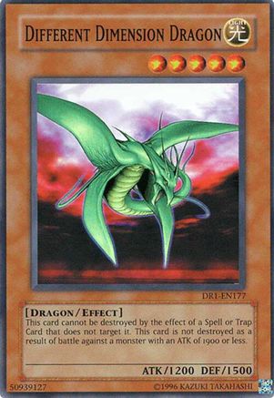 Different Dimension Dragon (DR1-EN177) - Dark Revelation Volume 1 Unlimited Dark Revelation Volume 1 Yugioh Single  Squirtle Squad Card Shop.