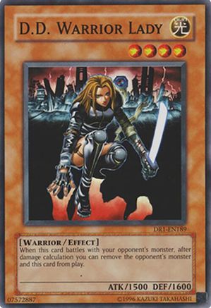 D.D. Warrior Lady (DR1-EN189) - Dark Revelation Volume 1 Unlimited Dark Revelation Volume 1 Yugioh Single  Squirtle Squad Card Shop.