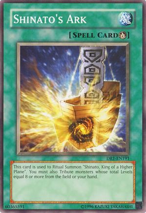Shinato's Ark (DR1-EN191) - Dark Revelation Volume 1 Unlimited Dark Revelation Volume 1 Yugioh Single  Squirtle Squad Card Shop.