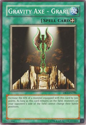 Gravity Axe - Grarl (DR1-EN196) - Dark Revelation Volume 1 Unlimited Dark Revelation Volume 1 Yugioh Single  Squirtle Squad Card Shop.