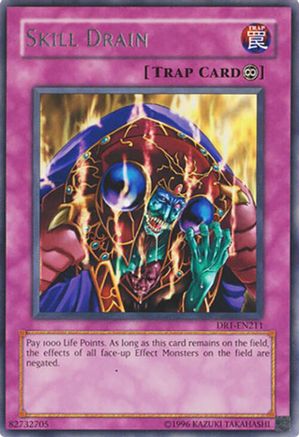 Skill Drain (DR1-EN211) - Dark Revelation Volume 1 Unlimited Dark Revelation Volume 1 Yugioh Single  Squirtle Squad Card Shop.