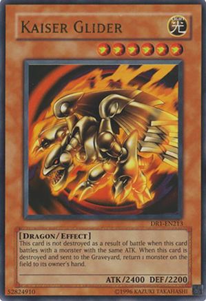 Kaiser Glider (DR1-EN213) - Dark Revelation Volume 1 Unlimited Dark Revelation Volume 1 Yugioh Single  Squirtle Squad Card Shop.