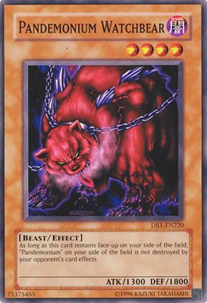 Pandemonium Watchbear (DR1-EN220) - Dark Revelation Volume 1 Unlimited Dark Revelation Volume 1 Yugioh Single  Squirtle Squad Card Shop.