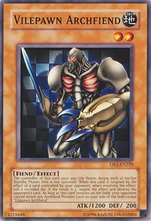 Vilepawn Archfiend (DR1-EN229) - Dark Revelation Volume 1 Unlimited Dark Revelation Volume 1 Yugioh Single  Squirtle Squad Card Shop.