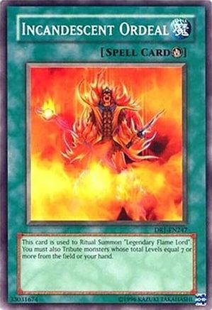 Incandescent Ordeal (DR1-EN247) - Dark Revelation Volume 1 Unlimited Dark Revelation Volume 1 Yugioh Single  Squirtle Squad Card Shop.