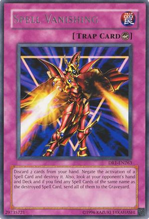 Spell Vanishing (DR1-EN263) - Dark Revelation Volume 1 Unlimited Dark Revelation Volume 1 Yugioh Single  Squirtle Squad Card Shop.