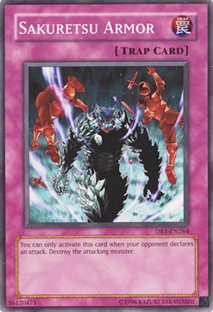 Sakuretsu Armor (DR1-EN264) - Dark Revelation Volume 1 1st Edition - Ultimate Dark Revelation Volume 1 Yugioh Single  Squirtle Squad Card Shop.