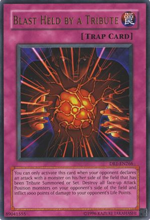 Blast Held by a Tribute (DR1-EN266) - Dark Revelation Volume 1 Unlimited Dark Revelation Volume 1 Yugioh Single  Squirtle Squad Card Shop.