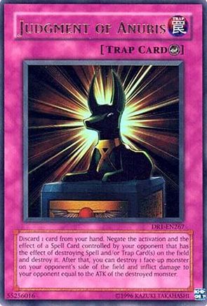 Judgment of Anubis (DR1-EN267) - Dark Revelation Volume 1 Unlimited Dark Revelation Volume 1 Yugioh Single  Squirtle Squad Card Shop.