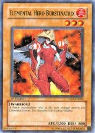 Elemental Hero Burstinatrix (TLM-EN002) - The Lost Millennium 1st Edition The Lost Millennium Yugioh Single  Squirtle Squad Card Shop.