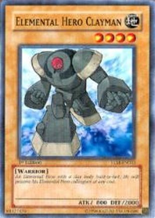 Elemental Hero Clayman (TLM-EN003) - The Lost Millennium 1st Edition The Lost Millennium Yugioh Single  Squirtle Squad Card Shop.