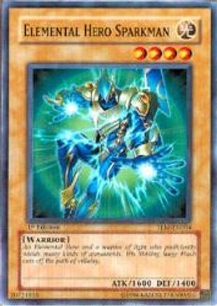 Elemental Hero Sparkman (TLM-EN004) - The Lost Millennium Unlimited The Lost Millennium Yugioh Single  Squirtle Squad Card Shop.