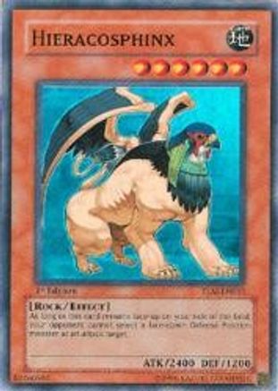 Hieracosphinx (TLM-EN012) - The Lost Millennium 1st Edition The Lost Millennium Yugioh Single  Squirtle Squad Card Shop.
