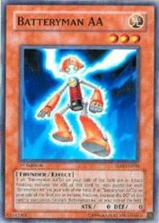 Batteryman AA (TLM-EN030) - The Lost Millennium Unlimited The Lost Millennium Yugioh Single  Squirtle Squad Card Shop.