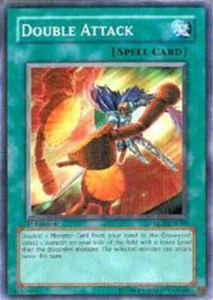 Double Attack (TLM-EN040) - The Lost Millennium Unlimited The Lost Millennium Yugioh Single  Squirtle Squad Card Shop.