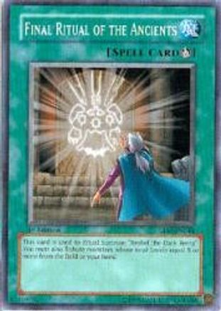 Final Ritual of the Ancients (TLM-EN044) - The Lost Millennium Unlimited The Lost Millennium Yugioh Single  Squirtle Squad Card Shop.