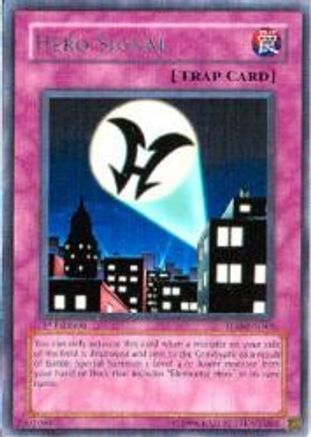Hero Signal (TLM-EN049) - The Lost Millennium Unlimited The Lost Millennium Yugioh Single  Squirtle Squad Card Shop.